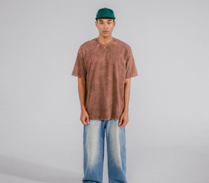 เสื้อยืดคอกลมแขนสั้นผู้ชายสีน้ำตาลฟอก ปี 2026 ผ้าฝ้าย 100% ทรงปกติ สวมใส่สบาย พิมพ์ลายการ์ตูนด้านหน้า สไตล์ฮิปฮอป - Product Image 2