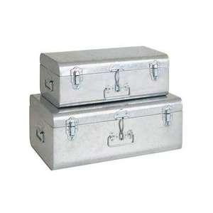 Caja de Metal Estilo Antiguo con Acabado Moderno, Baúl Portátil y Ligero para Uso Doméstico, para Ropa y Joyería - Product Image 5