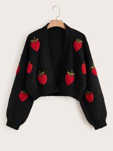 Suéteres de Punto con Bordado Floral para Niñas, Moda Viral 2026, Servicio OEM, Directo de Fábrica en Bangladesh - Product Image 2