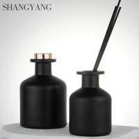 Bouteille en verre cylindrique personnalisée pour diffuseur de parfum et aromathérapie, 100ml, 150ml, 250ml, vente en gros