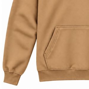 Sweat à capuche zippé noir pour homme, décontracté, en coton, coupe classique, couleur unie, avec poches, pour l'automne, style oversize, effet délavé - Product Image 6