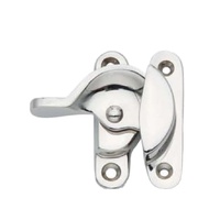 Fixations de fenêtre modernes en laiton durable, installation par vis pour fenêtres élégantes, fixation Fitch de qualité supérieure pour usage intérieur