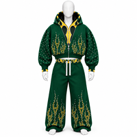 Ensemble de survêtement deux pièces en coton 100% de haute qualité, personnalisable, grande taille, séchage rapide, respirant, pour hommes