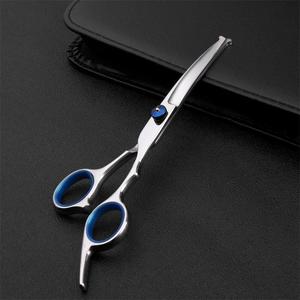 6.0 Inch Stainless Steel Blunt Tip Thinning Hair Pet Scissors Set Right-Handed 32 Teeth Professional Pet Grooming Hair Scissors - Product Image 6