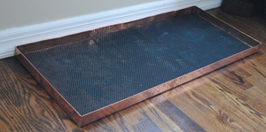 copper tray creative decor item copper tray handcrafted decor item copper tray indian handicraft item copper tray export - Product Image 3