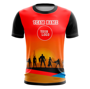 บริการ OEM เสื้อยืดผู้ชายคอลเลคชั่นใหม่ยอดนิยม ผลิตจากผ้าโพลีเอสเตอร์ผสมคอตตอน ระบายอากาศได้ดี เสื้อยืดเปล่าคุณภาพสูงสำหรับผู้ชาย - Product Image 2