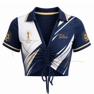 Camiseta de rugby corta para mujer, ropa deportiva, jersey de rugby para mujer, camiseta de rugby de la mejor calidad - Product Image 1