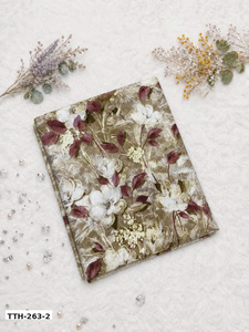 Tissu en polyester imprimé floral, largeur 58/60 pouces, poids moyen, tissé, textile d'ameublement TTH-263-1 - Product Image 2