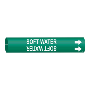 เครื่องหมายท่อแบบยืดหยุ่น Brady Soft Water Snap-On สำหรับการระบุท่อในอุตสาหกรรม - Product Image 1