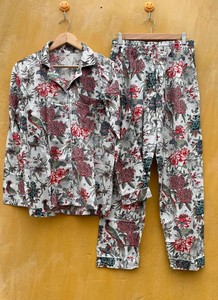 Cotton PJ Nightwear Women Handmade Night <b>Suit</b> Two Piece Set Night Dress Comfortable Sleepwear - Product Image 2