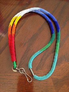 Colorful Bohemian Beaded <b>Lanyard</b> for ID Cards Fashionable Women Neck Strap At Cheap Price - Product Image 2