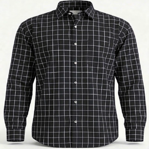 Camisa Clásica a Cuadros para Hombre, Casual y Formal, de Algodón y Poliéster, Precio al por Mayor, Elección Inteligente - Product Image 5