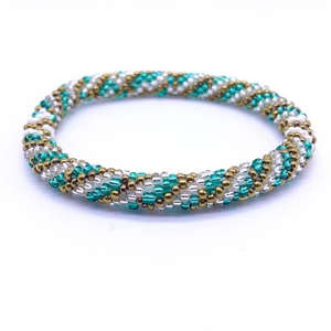 Perles en verre artisanales pour bracelet, jour de l'Indépendance américaine, bijoux faits à la main, plaqué or, fabriqué en Inde - Product Image 4