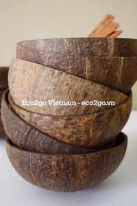 ชามกะลามะพร้าวแบบแฮนด์เมดชามธรรมชาติเป็นมิตรต่อสิ่งแวดล้อมสำหรับสลัดสมูทตี้และ Acai - Product Image 4