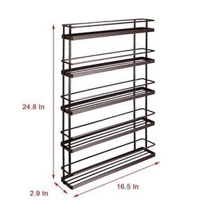 High Quality Metal Double Tier Spice <b>Rack</b> with Durable Finish for <b>Kitchen</b> Counter Storage and Organization Available For Sale - Product Image 6