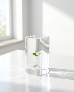 Premium Modern for Crystal-Clear <b>Acrylic</b> Square Solid <b>Block</b> Easy Assembly for Eco-friendly Display Stand for Elegant - Product Image 2