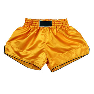 Pantalones Cortos de Entrenamiento de MMA Personalizados Unisex de Poliéster Satinado para Boxeo, Muay Thai, BJJ, Servicio de Logotipo OEM, Pantalones Cortos de Lucha Ligeros y Transpirables - Product Image 6