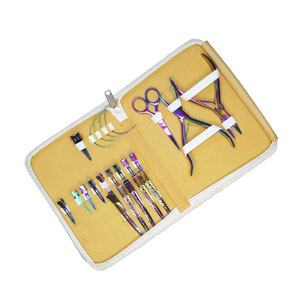 Kit d'outils d'application d'extensions capillaires de qualité supérieure, ensemble d'outils professionnels pour l'installation d'extensions capillaires, couleur personnalisée - Product Image 6