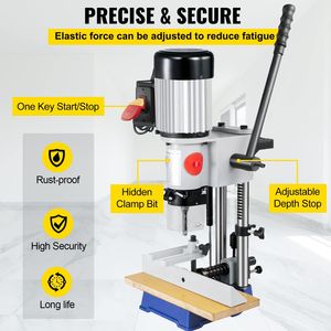 Macchina per mortasatura da banco 3/4 HP Powermatic 3400 giri/min con set di scalpelli, utensile per la lavorazione del legno - Product Image 5