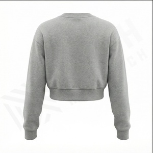Sudadera holgada de gran tamaño con media cremallera y bordado personalizado para mujer, jersey de alta calidad, Sudadera con capucha, sudadera de algodón Y2k para mujer - Product Image 3
