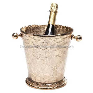 Enfriador de Botellas de Vino de Aluminio Personalizado al por Mayor, Cubo de Hielo Portátil, Ecológico, Estilo Clásico para Uso en Restaurantes y Bares - Product Image 4