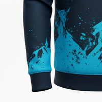 Sweat à capuche de sport personnalisé tendance pour l'hiver, entièrement sublimé, léger, respirant, anti-transpiration, 100% polyester, pour adultes, OEM