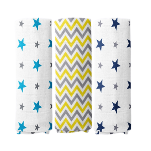 Manta Envolvente de Muselina de Bambú y Algodón para Recién Nacidos, 120x110cm, Súper Suave, Envoltura para Bebé, Edredón para Guardería, Venta al por Mayor, OEM, Fábrica de India - Product Image 1