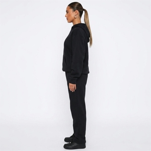 Conjunto Deportivo Personalizado para Mujer, Invierno, Transpirable, con Capucha, de Alta Calidad, Corte Regular, Poliéster, OEM, Venta al Por Mayor, para Gimnasio y Jogging - Product Image 4