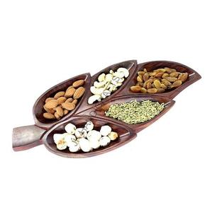 Plateau de service en résine très tendance et très vendu, idéal pour la maison, les mariages, les hôtels, les tables, pour servir des fruits et des aliments, avec poignée dorée. - Product Image 3