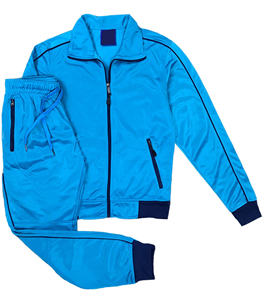 Conjunto Deportivo de Dos Piezas para Hombre, Ropa Deportiva para Gimnasio, Bordada, Transpirable, Ecológica, 100% Poliéster, para Entrenamiento, Traje para Correr - Product Image 3