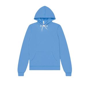BELLA + CANVAS UNISEX SPONGE FLEECE PULLOVER HOODIE Logotipo impreso en blanco Etiqueta privada Regular Fit Kangaroo Pocket Sudadera con capucha - Product Image 1