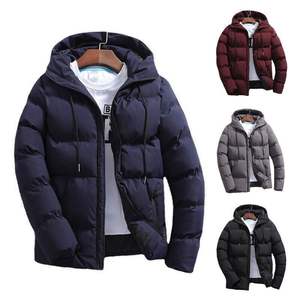 Veste d'hiver pour homme de haute qualité respirante Veste matelassée d'hiver Poches latérales en tissu Logo personnalisé Veste matelassée OEM - Product Image 2