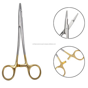 กรรไกรจับเข็มอเนกประสงค์สำหรับทันตกรรม WORLD PRECISION SURGICAL ขนาด 16 ซม. ชุดอุปกรณ์ผ่าตัด สแตนเลสสตีล ใช้ซ้ำได้ - Product Image 3