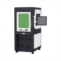Grande machine de marquage laser UV 10W de type fermé 355nm haute vitesse pour marquage de précision industriel sur électronique, plastique et verre
