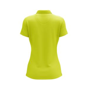 เสื้อโปโลผ้าฝ้าย100% สีทึบสไตล์ลำลองสั้นสำหรับเด็กผู้หญิง - Product Image 4