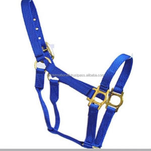 Halter de nailon grueso de Triple capa, costura duradera y hardware de alta calidad en tres colores variados - Product Image 4