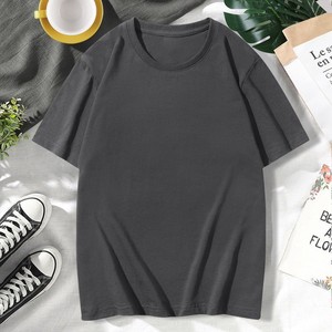 Camiseta Casual de Hombre Personalizada OEM, 180g, Algodón Peinado CVC, Tallas Grandes, Cuello Redondo, Manga Corta, Lista para Imprimir - Product Image 4