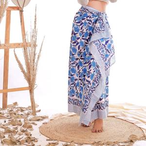 OEM Summer Floral Printed Cotton <b>Sarongs</b> Animal Pattern <b>Bikini</b> Cover Pareo Mandala Beach Towel Breathable Quick Dry Minimum - Product Image 3
