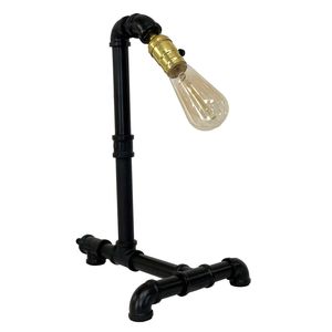 Lampe de bureau de style industriel en tuyau - Product Image 3