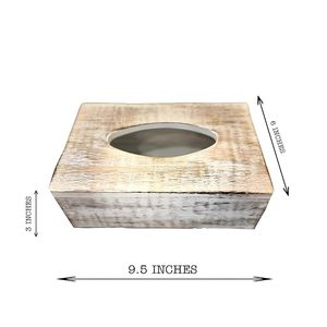 Luxury Wooden Tissue Box Handmade Sliding Bottom Rectangular Napkin Holder Modern Living Room & Hotels Decor - Product Image 2