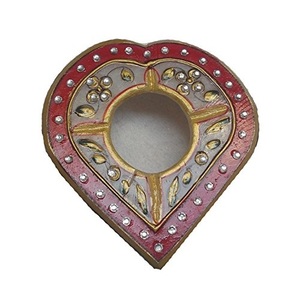 Handpainted Marble <b>Ashtray</b> Elegant Decorative Stone <b>Ashtray</b> with Traditional Art Design - Product Image 1