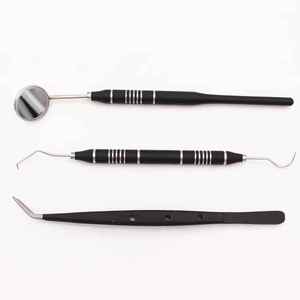 Kit Dental Médico Profesional 2026, Set de Examen Dental Duradero, Utilizado en Tratamiento Dental, Mango Antideslizante Negro, Manual Quirúrgico - Product Image 5