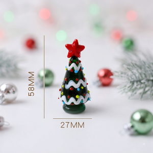 Décorations miniatures d'arbres en verre faites à la main en gros pour les promoteurs immobiliers, les salles d'exposition de vacances, les cadeaux immobiliers et les événements clients - Product Image 5