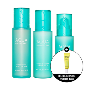 Nature Republic Super Aqua Max Moisture Toner/Emulsion/Essence Vitamine C Produit pour le visage en flacons Choisissez 2 parmi 3 - Product Image 1