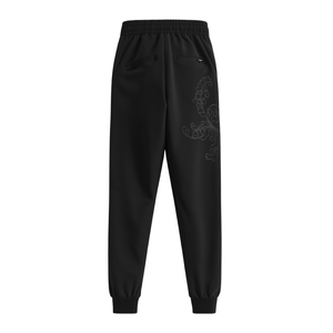 Pantalon de jogging unisexe en molleton épais brodé de qualité supérieure, style décontracté de luxe – Grande Vente - Product Image 1