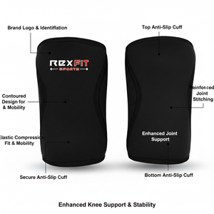 Rexfit Sport Mangas de compresión para codos para levantamiento de pesas, entrenamiento cruzado y soporte para press de banca - Product Image 5