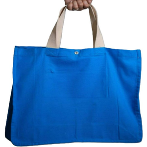 Sac de courses en toile de coton 100% extra large de haute qualité, écologique, réutilisable, sac de plage, sac à bandoulière, sac de shopping multi-usages - Product Image 6