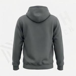 Sweat à capuche oversize premium pour homme, en coton épais délavé au soleil, avec poche kangourou, épaules tombantes, style boxy, vente en gros - Product Image 2