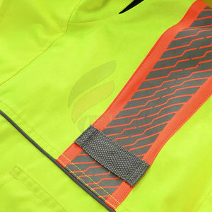 High Visibility Reflective Safety <b>Jacket</b> For Factory <b>Workers</b> Construction Teams And Contractors Protective Safety <b>Jacket</b> - Product Image 5