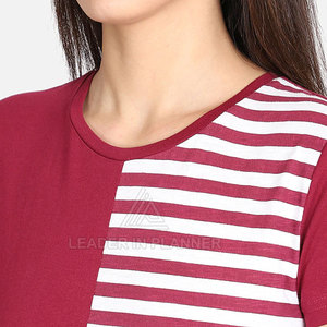 เสื้อยืดคอกลมแขนสั้นผู้หญิงสำหรับฤดูร้อน สไตล์ลำลอง ขายดี รับสกรีนโลโก้และออกแบบได้ ผลิตจากผ้าฝ้าย 100% แห้งเร็ว ระบายอากาศได้ดี - Product Image 5